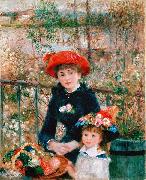 Pierre-Auguste Renoir On the Terrace, oil